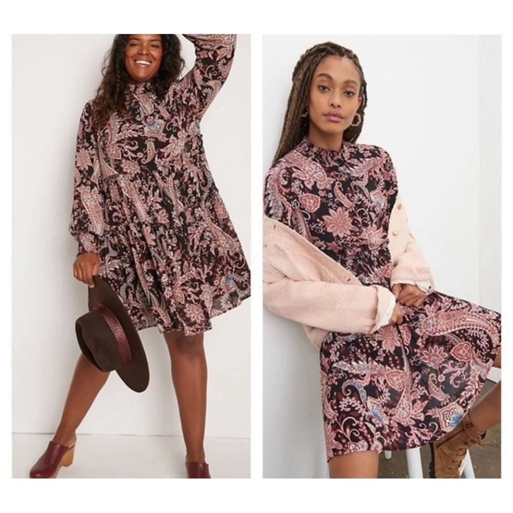 Anthropologie Cady Tiered Tunic Dress NWT Size XS - Picture 7 of 16